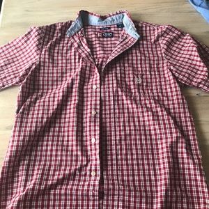Chaps casual men’s button down shirt